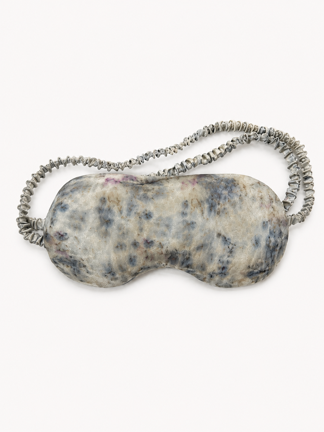 "Underwater" Naturally Dyed Silk Eye Mask with Lavender & Flax Seeds