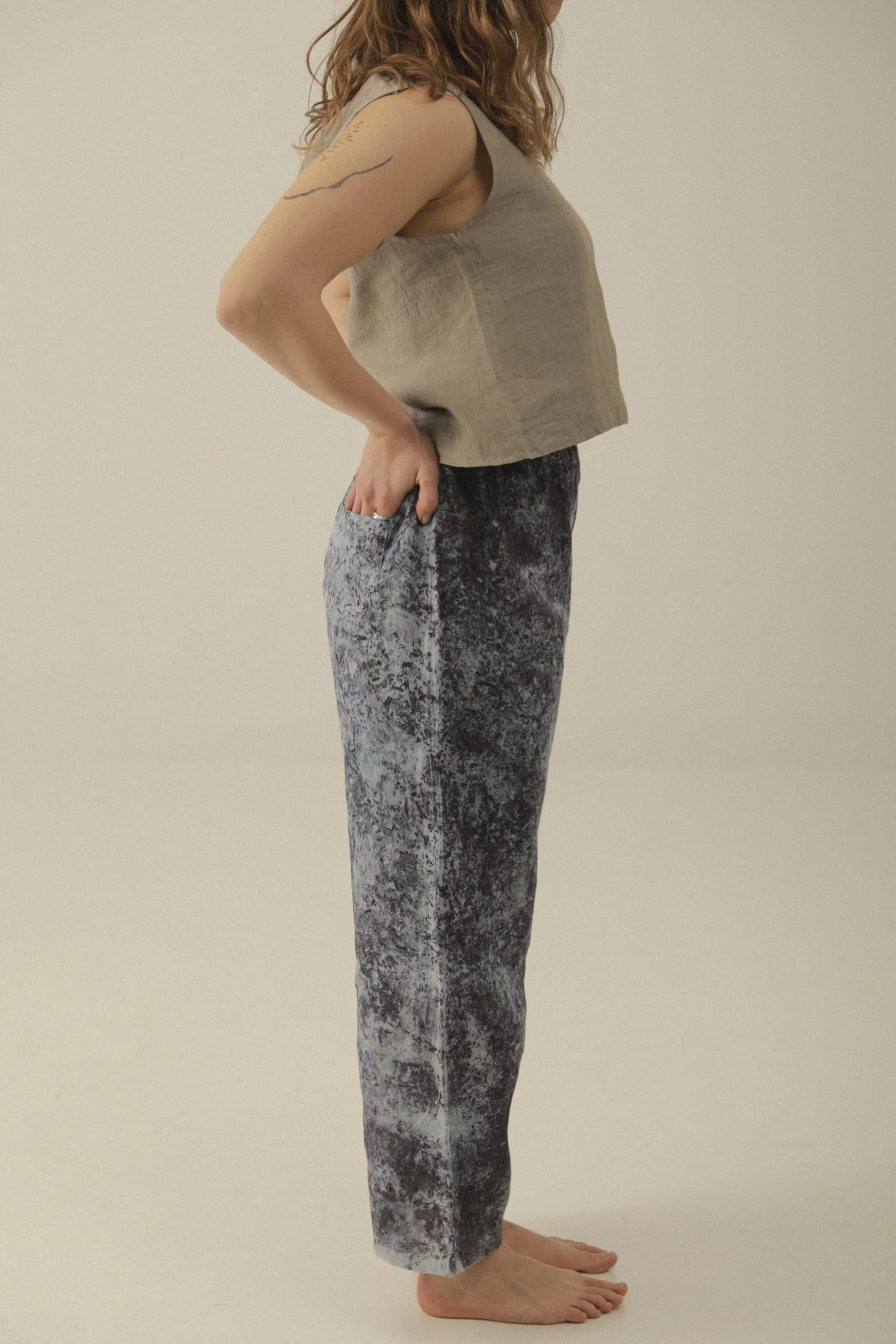 NaturallyDyedLogwoodandIndigoPantsSide.jpg