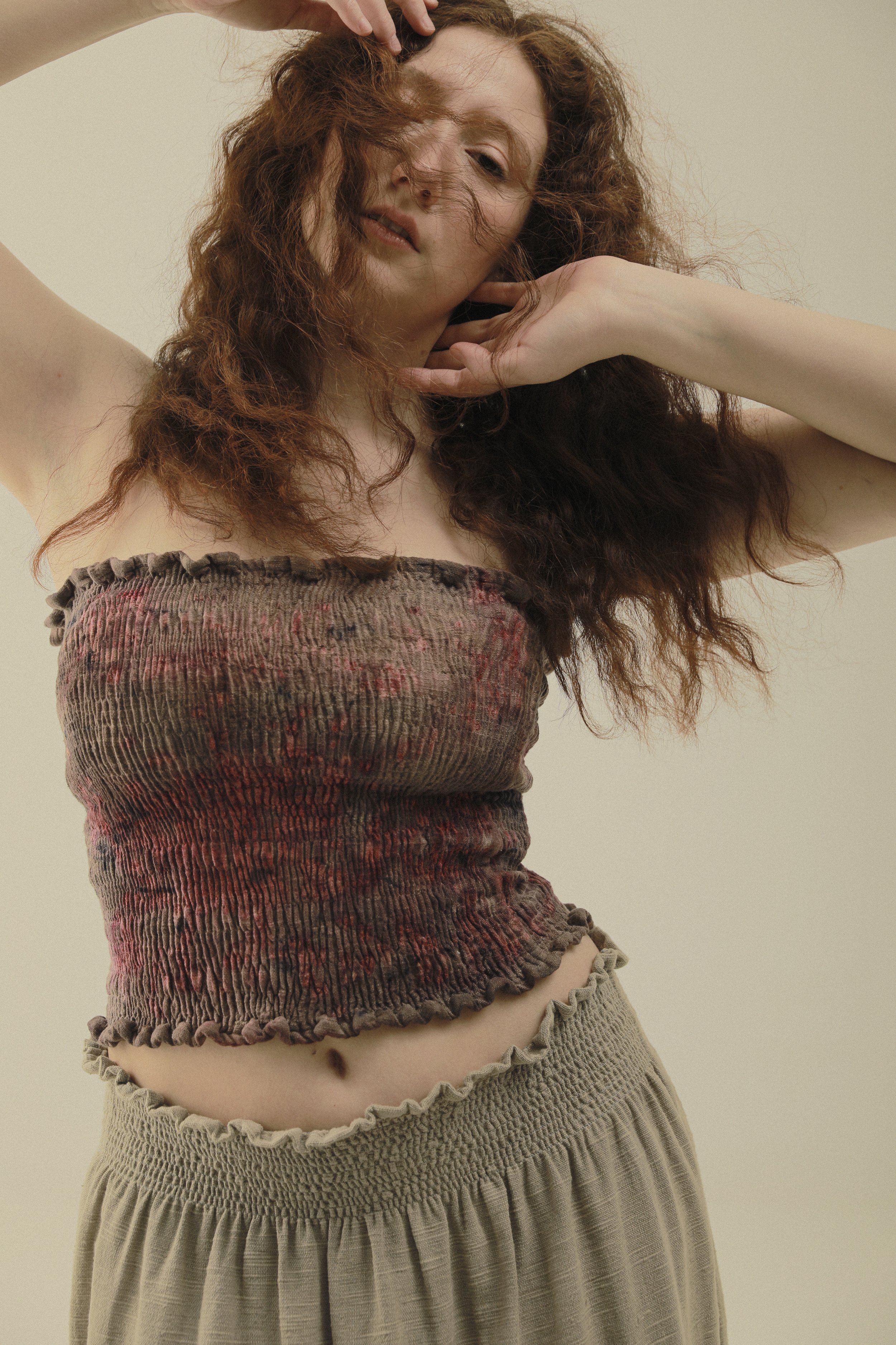 Amalfi Purple Bundle Naturally Dyed Cotton Bandeau (Long)