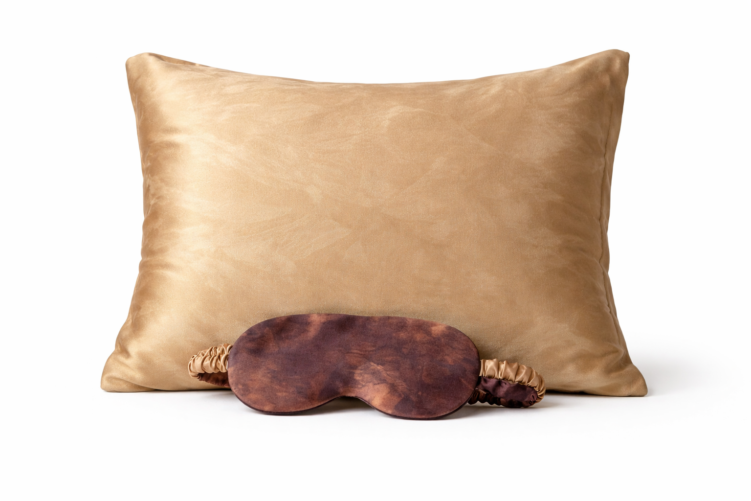 "Marissa" Naturally Dyed Silk Pillowcase & Mask Set