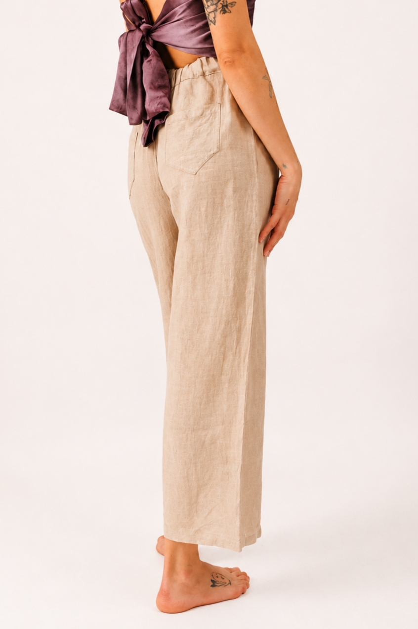 Oat Sardinia Linen Trousers XS/S