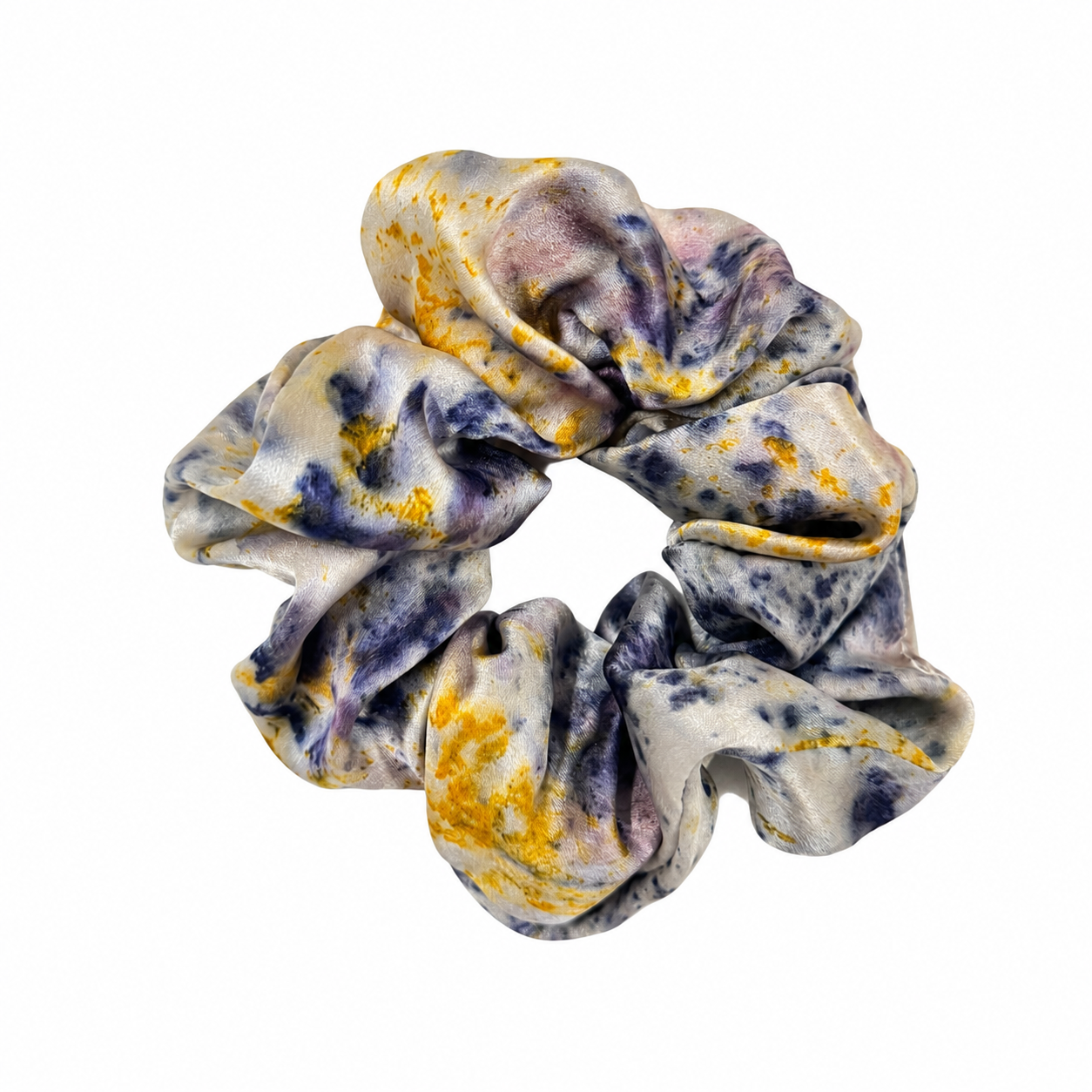 Theano Naturally Dyed Medium Silk Scrunchie