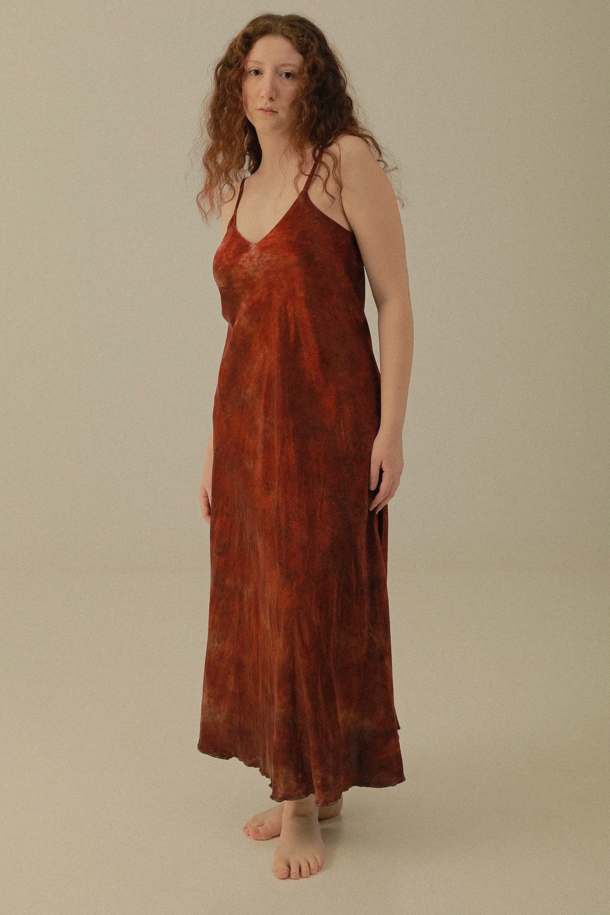 Akita Royal Naturally Dyed Silk Maxi Dress