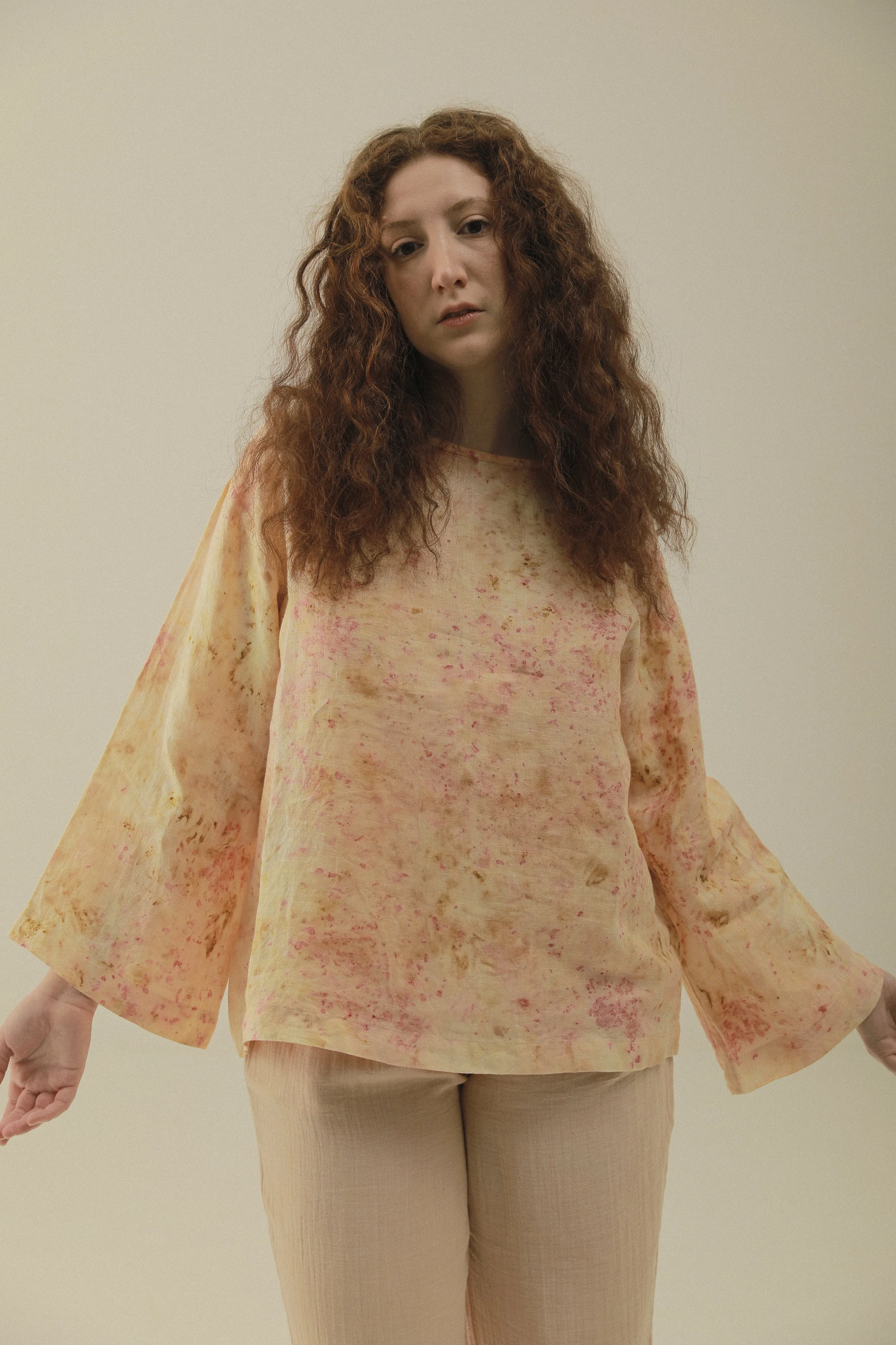 Sunrise Venice Linen Blouse (Large)