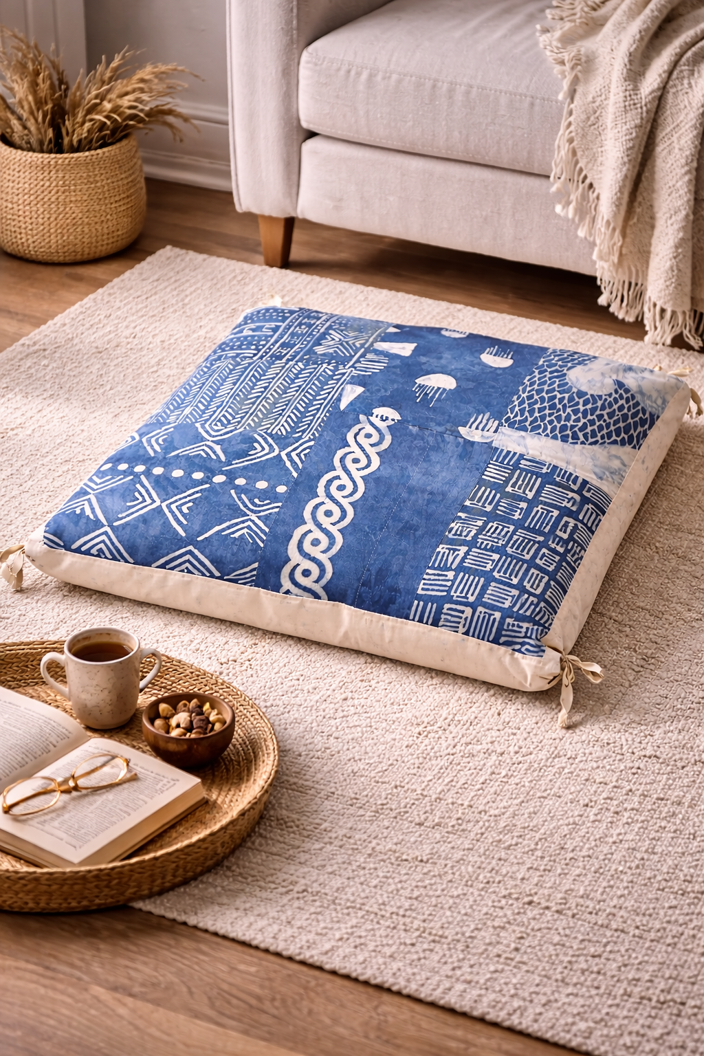 lifestylephotoofbatikandindigofloorcushion.PNG