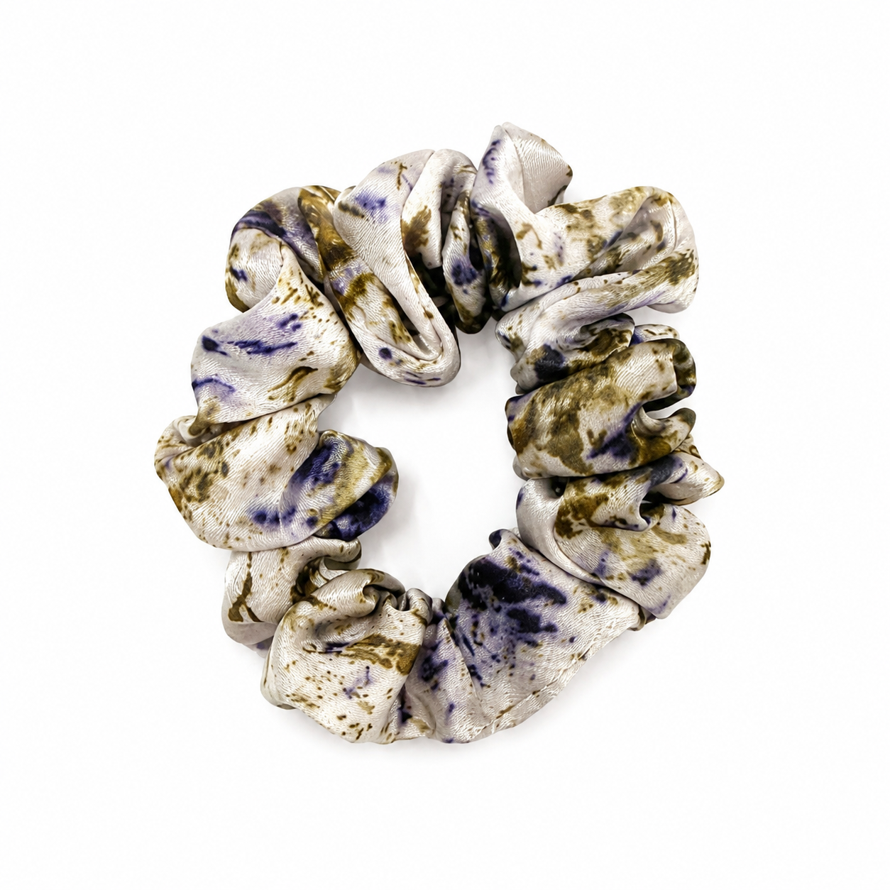 Elpida Naturally Dyed Small Silk Scrunchie