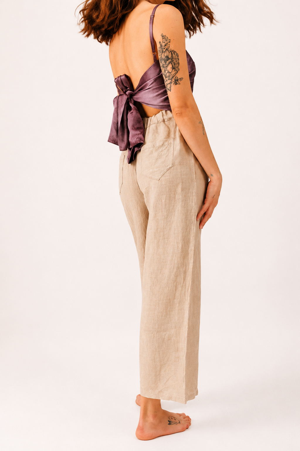 Oat Sardinia Linen Trousers XS/S
