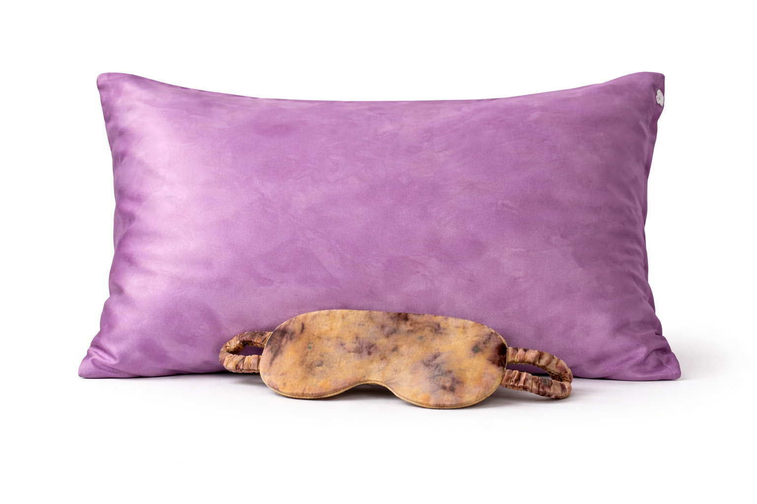 "Jenny" Silk Pillowcase & Botanical Sleep Mask Set