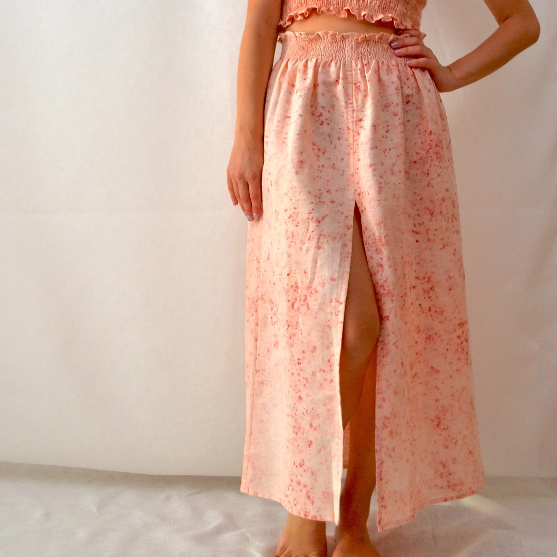 Florence Peach Bundle Long Skirt
