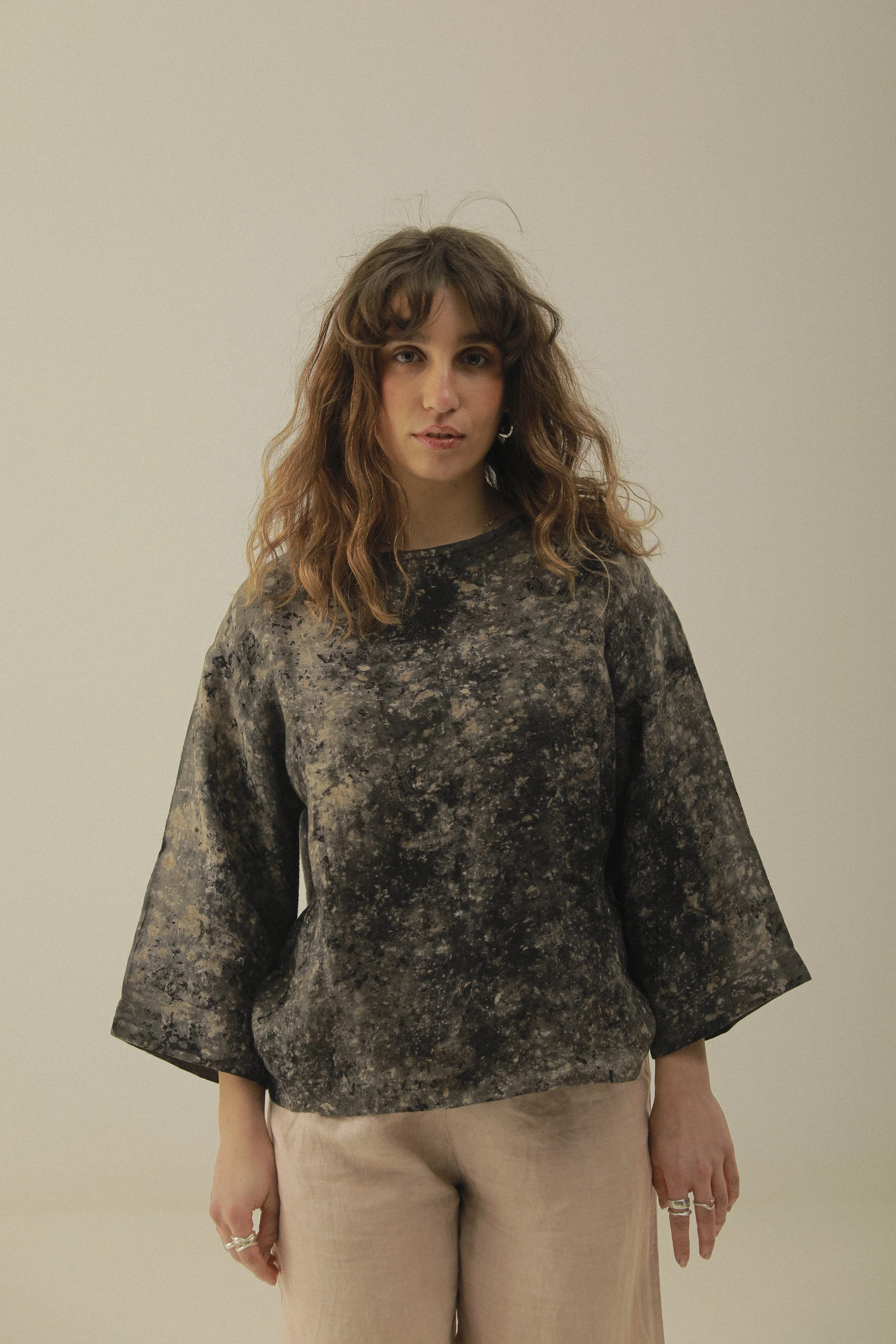 Black Bundle Venice Linen Blouse