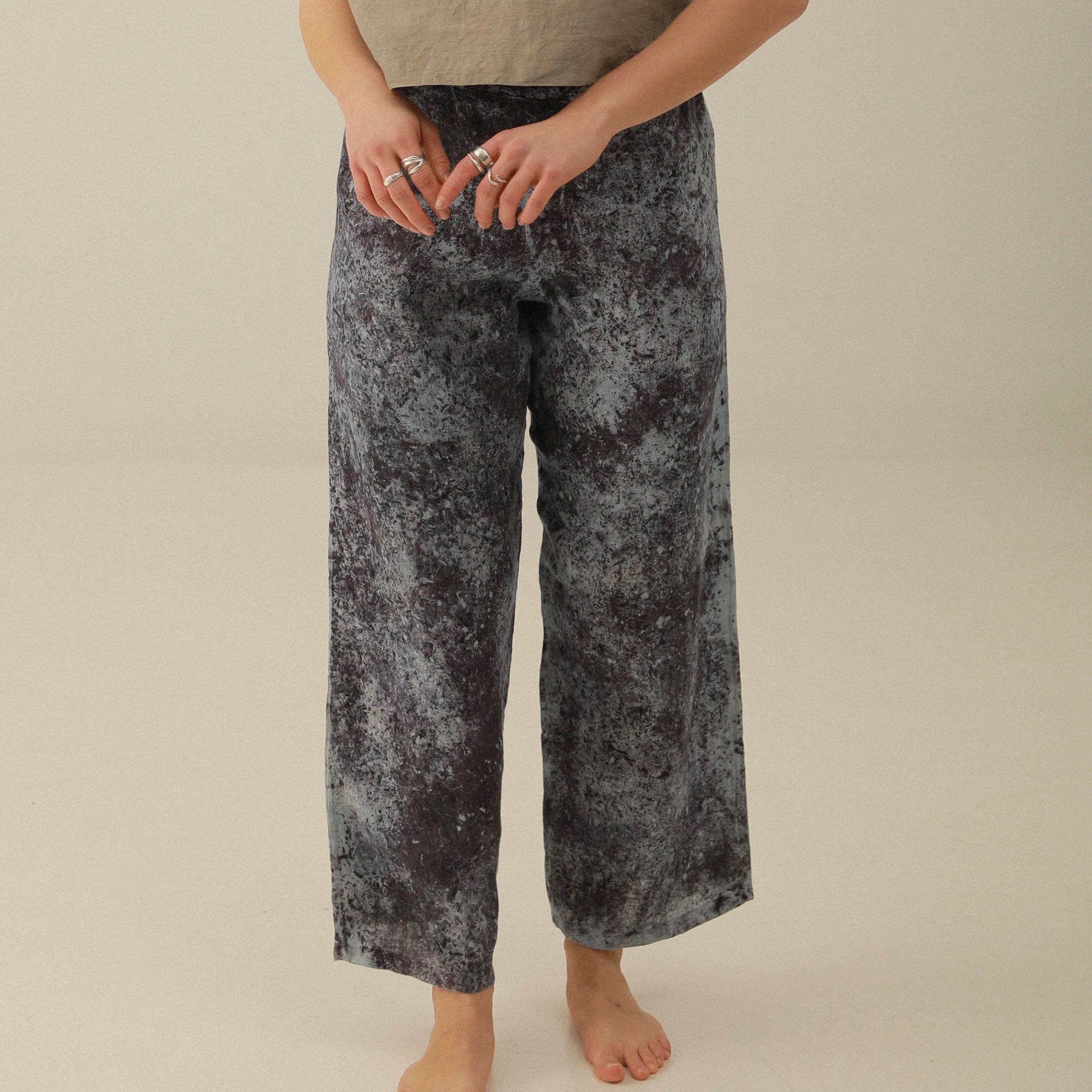 Blue & Purple Bundle Sardinia Linen Trousers