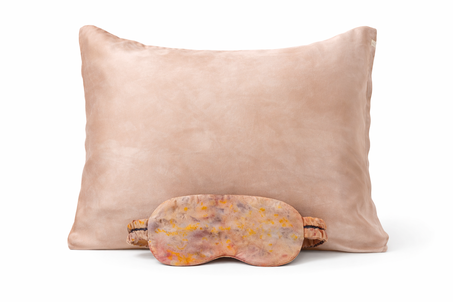 Sienna Naturally Dyed Silk Pillowcase & Sleep Mask Set
