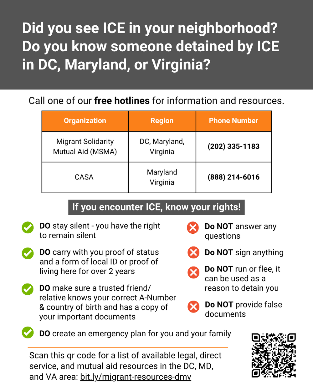 Isap Check In Hotline — Migrant Solidarity Mutual Aid Network