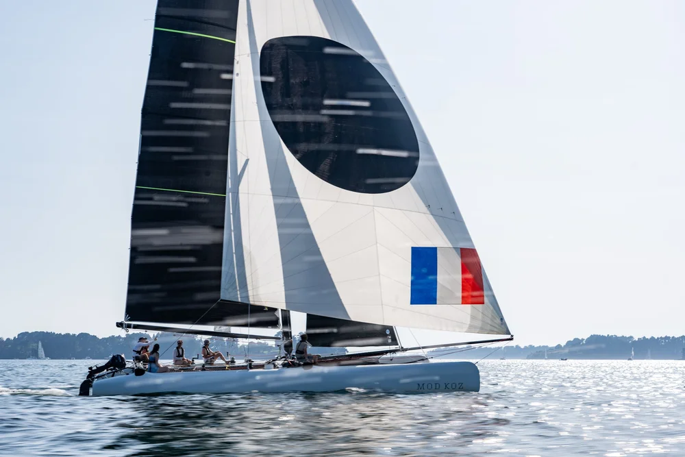 Sortie demi-journée en catamaran entre l'île d'Arz et Houat, Golfe du Morbihan