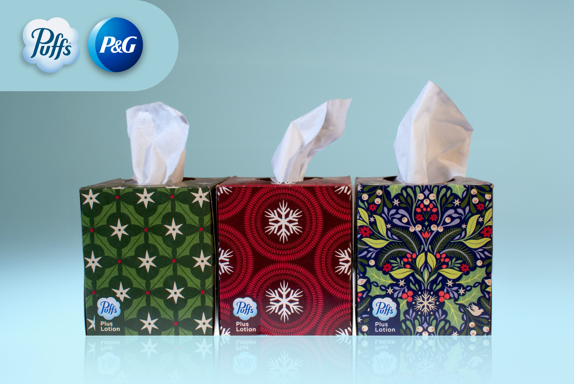 Puffs Tissues: Winter Box Designs 2025
