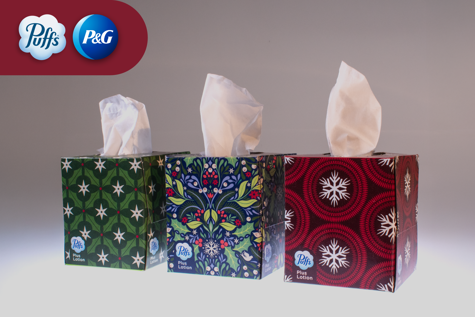 Puffs Tissues: Winter Box Designs 2025