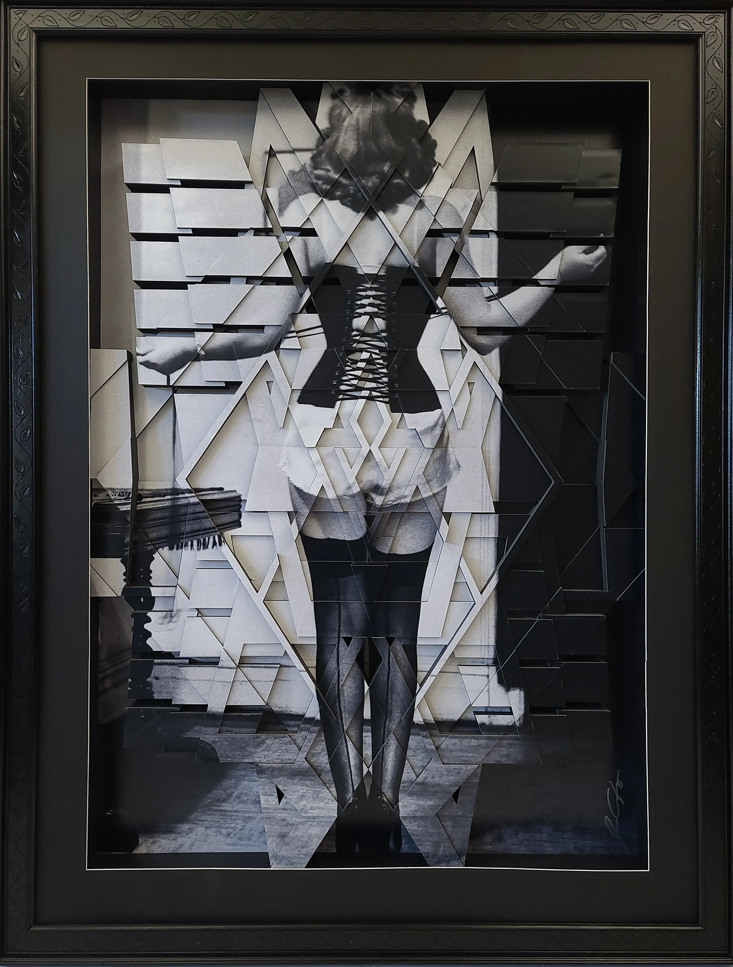 Jason_Amatangelo_Woman In Corset_2020_Gigclay print on Closed cell foam_52x68x5.jpg