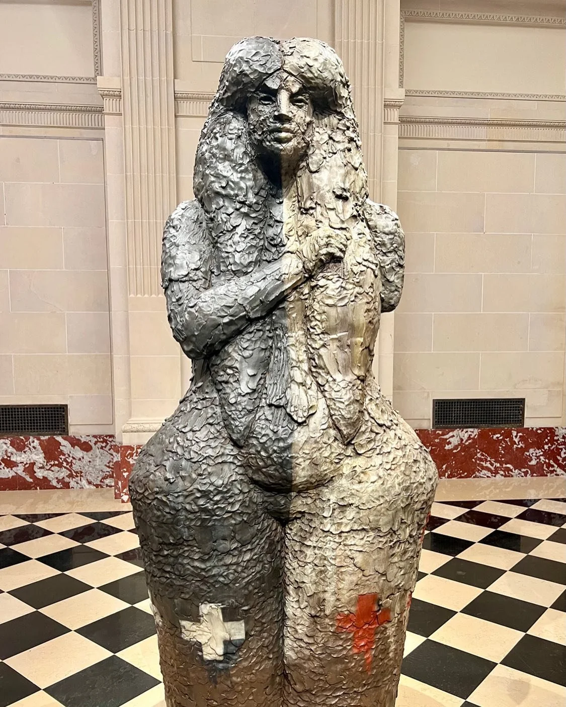 The Guardians&rdquo;, bronze, 2024 by Raven Halfmoon @salon94 #art #contemporaryart #sculpture