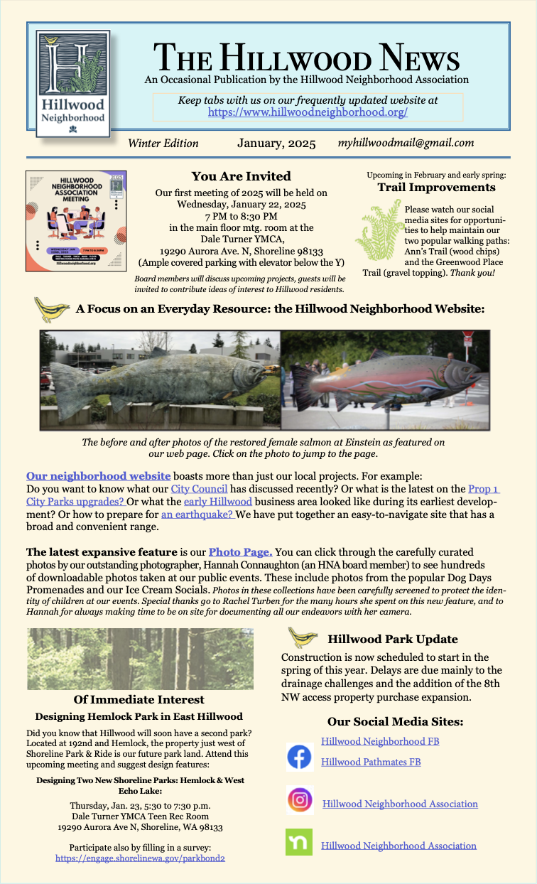 Image of The Hillwood News PDF