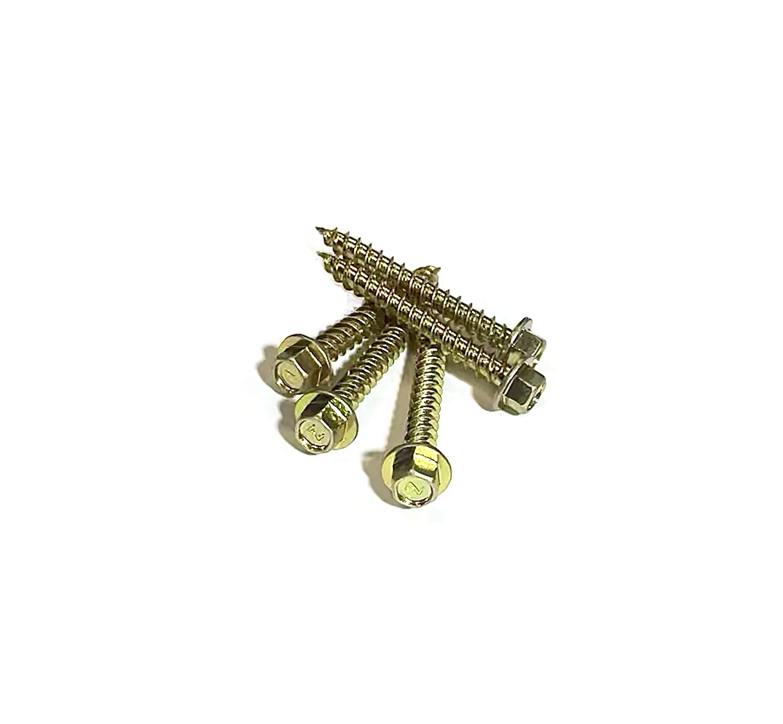 #10  1.5" Rezist Screws/ Yellow Zinc (Box of 500)