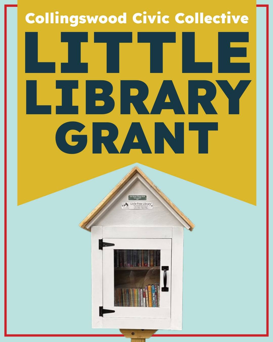 📚 Calling all Collingswood book lovers! 📚 Want to bring the joy of reading to your street? The Collingswood Civic Collective is offering grants of up to $200 to help residents build their own Little Free Libraries! Imagine sharing your favorite boo