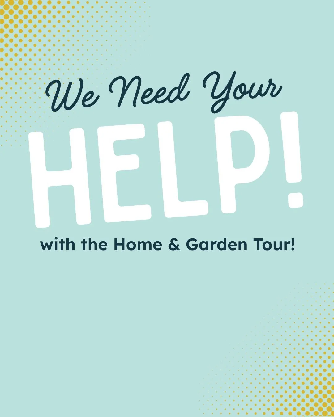 Hey Collingswood!  We need your help to make the Home &amp; Garden Tour on Saturday, June 27th, a HUGE success! 

Want to be part of the fun and see some beautiful homes and gardens? We're looking for enthusiastic volunteers to act as guides and gree