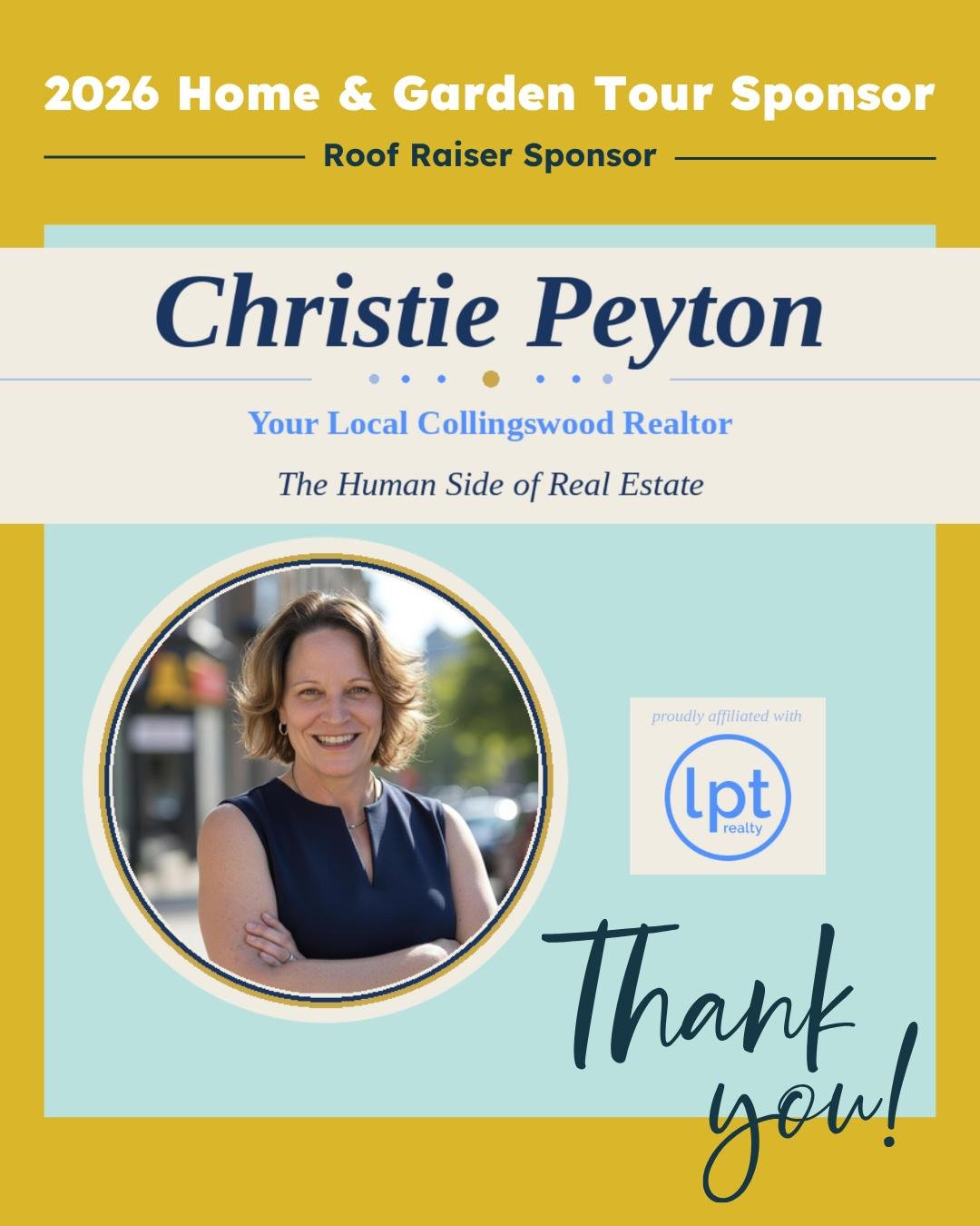 Huge thanks to our 2026 Home &amp; Garden Tour Roof Raiser Sponsor: Christie Peyton Group, a member of City2City Living, LPT Realty! 856-386-1477 📩 Christie@tcp-grp.com
The Collingswood Civic Collective extends its deepest gratitude to our incredibl