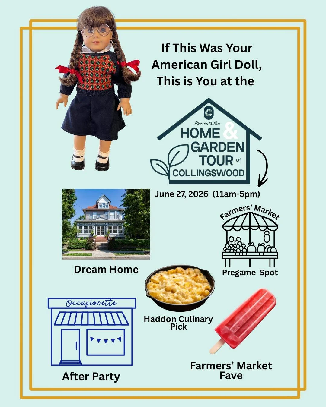 Chins up, everyone! Be like Molly and march on over to get your tickets today! The link is in our bio!
You simply must come out and see this beautiful home and so many other absolutely smashing houses! Everyone in the neighborhood is doing their bit 