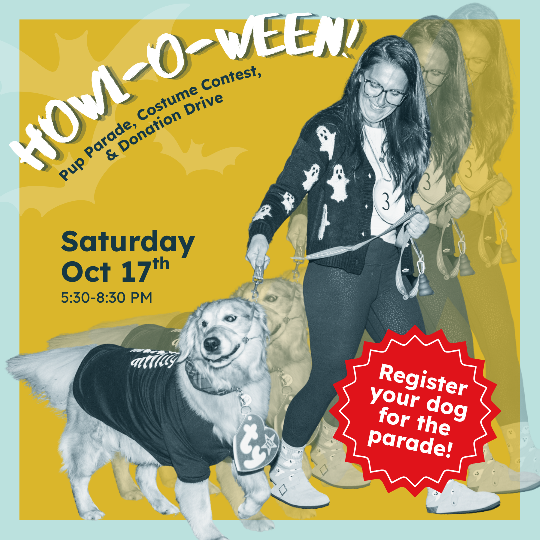 Howl-O-Ween Pup Parade, Costume Contest, &amp; Donation Drive!