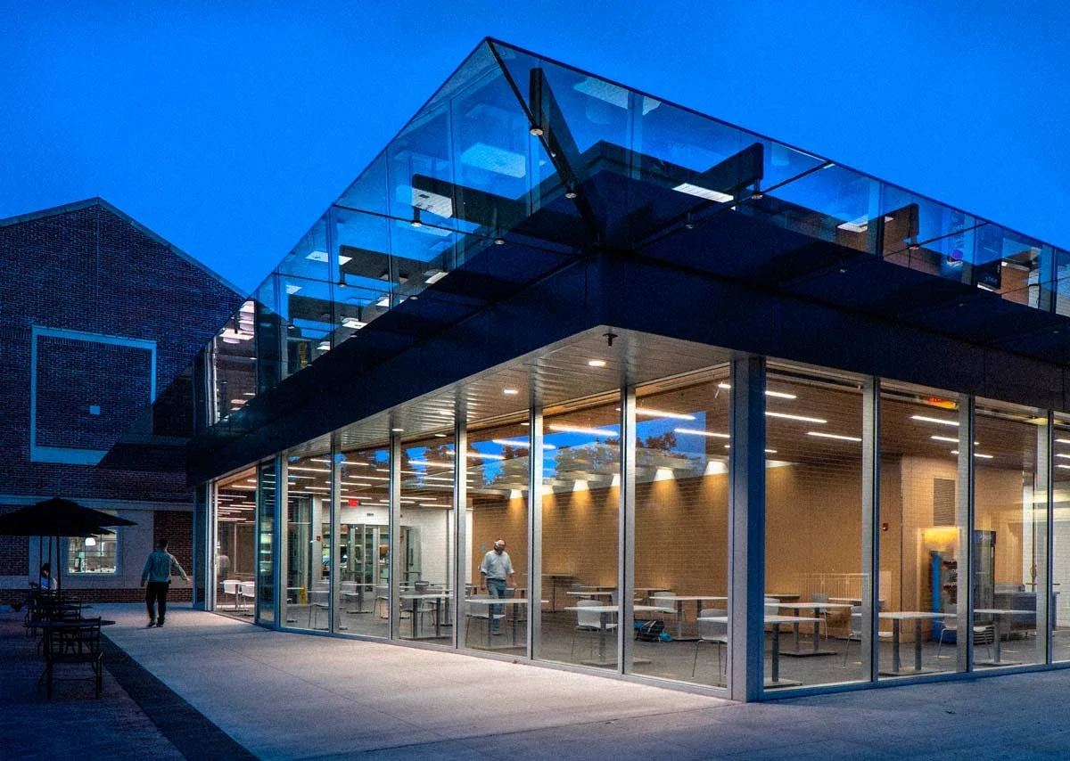 Innovative Glass Solutions - Our Work - Glass - Storefronts - Curtain Walls - Custom Glasswork - Frameless Heavy Glass Entrances - Point Supported Glass Systems  - Wake Forest North Carolina Raleigh Durham Chapel Hill Virginia South Carolina