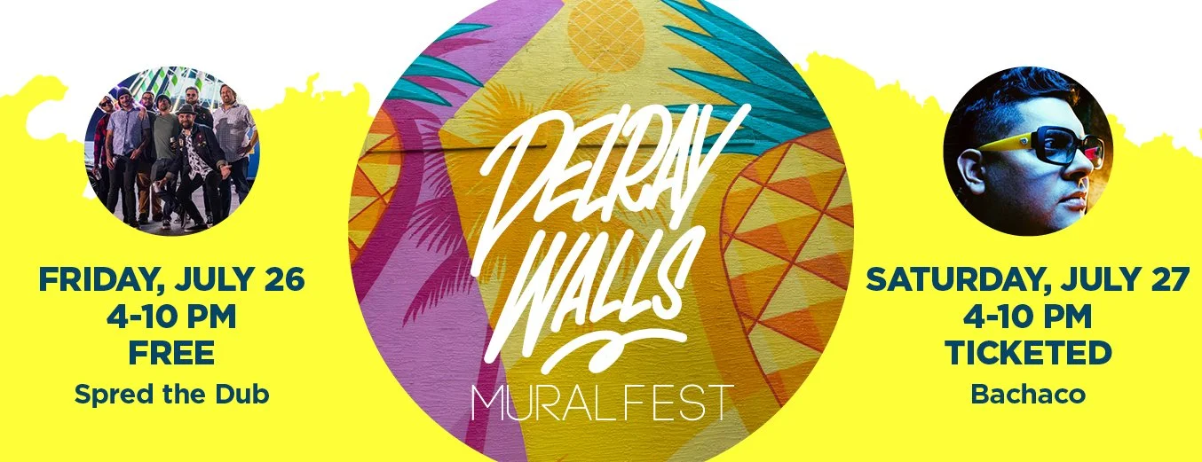 Delray Walls Mural Fest with Headliner Bachaco — Old School Square