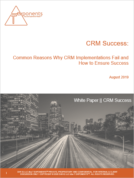 CRM Success: Common Reasons CRM Implementations Fail &amp; How to Ensure Success