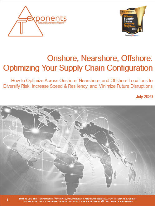 White Paper: Onshore, Nearshore, Offshore - Optimize Your Supply Chain Configuration