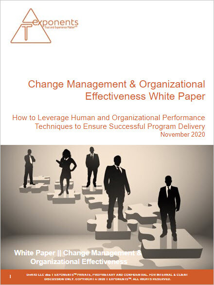 Change Management &amp; Organizational Effectiveness White Paper