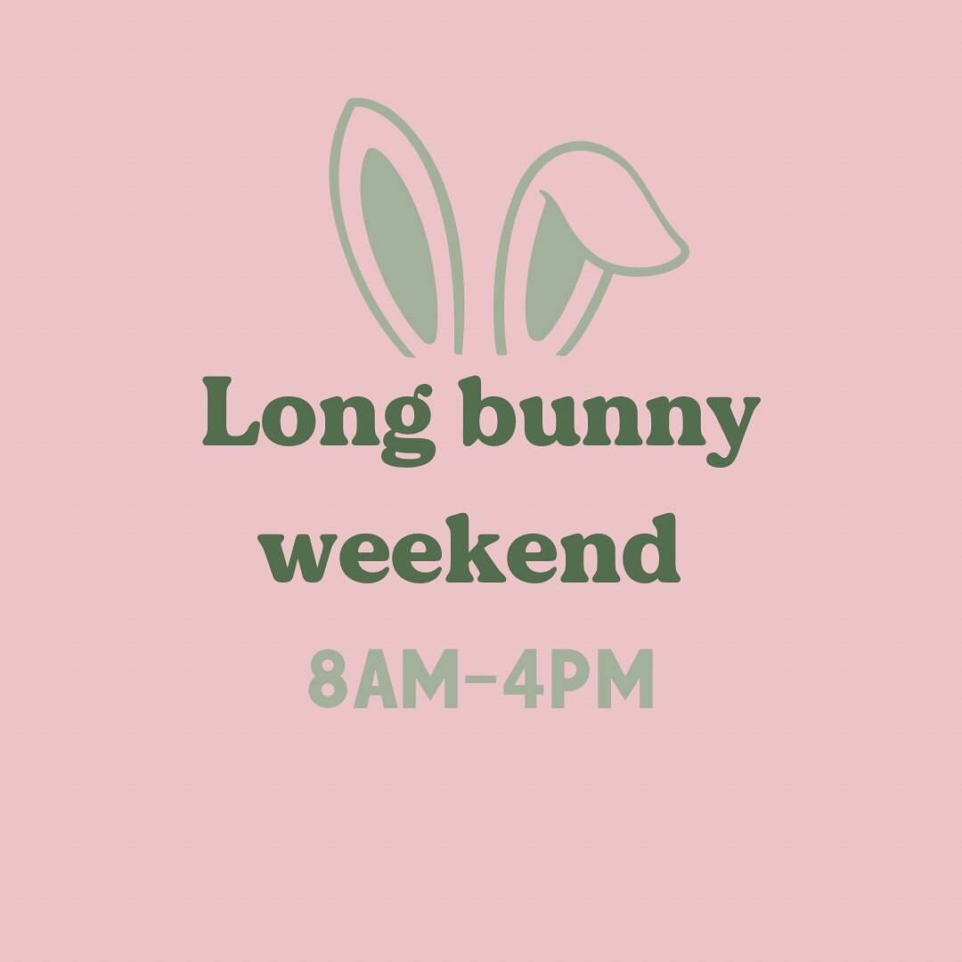 Letting you know that you can hop on over to your favourite cafe on the Parkway this weekend! 🐰 🪺