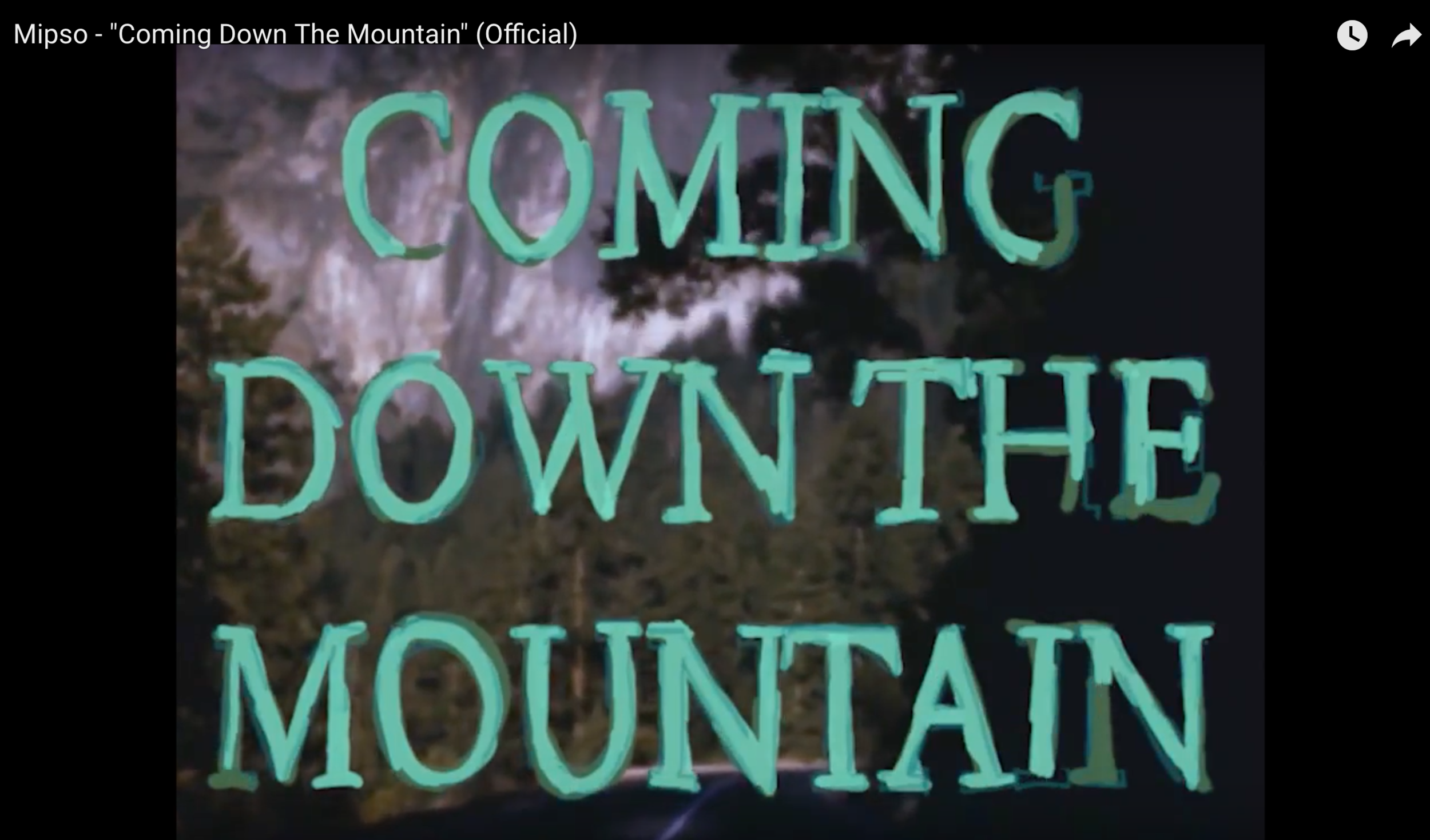 New Video! Mipso - "Coming Down The Mountain" (Official)