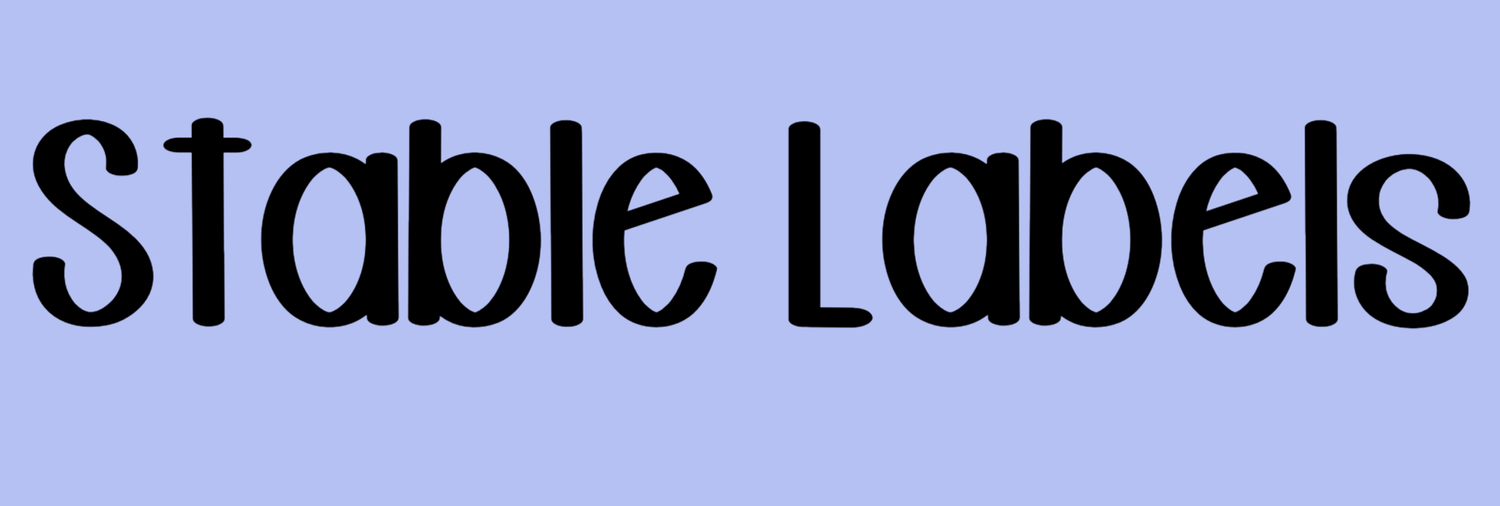 Stable Labels - Making Labels for your Stables