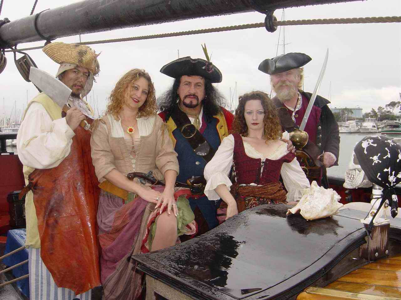 Pirates Captian Bellows and some of the crew.Brethern of the Coast.LA.jpg