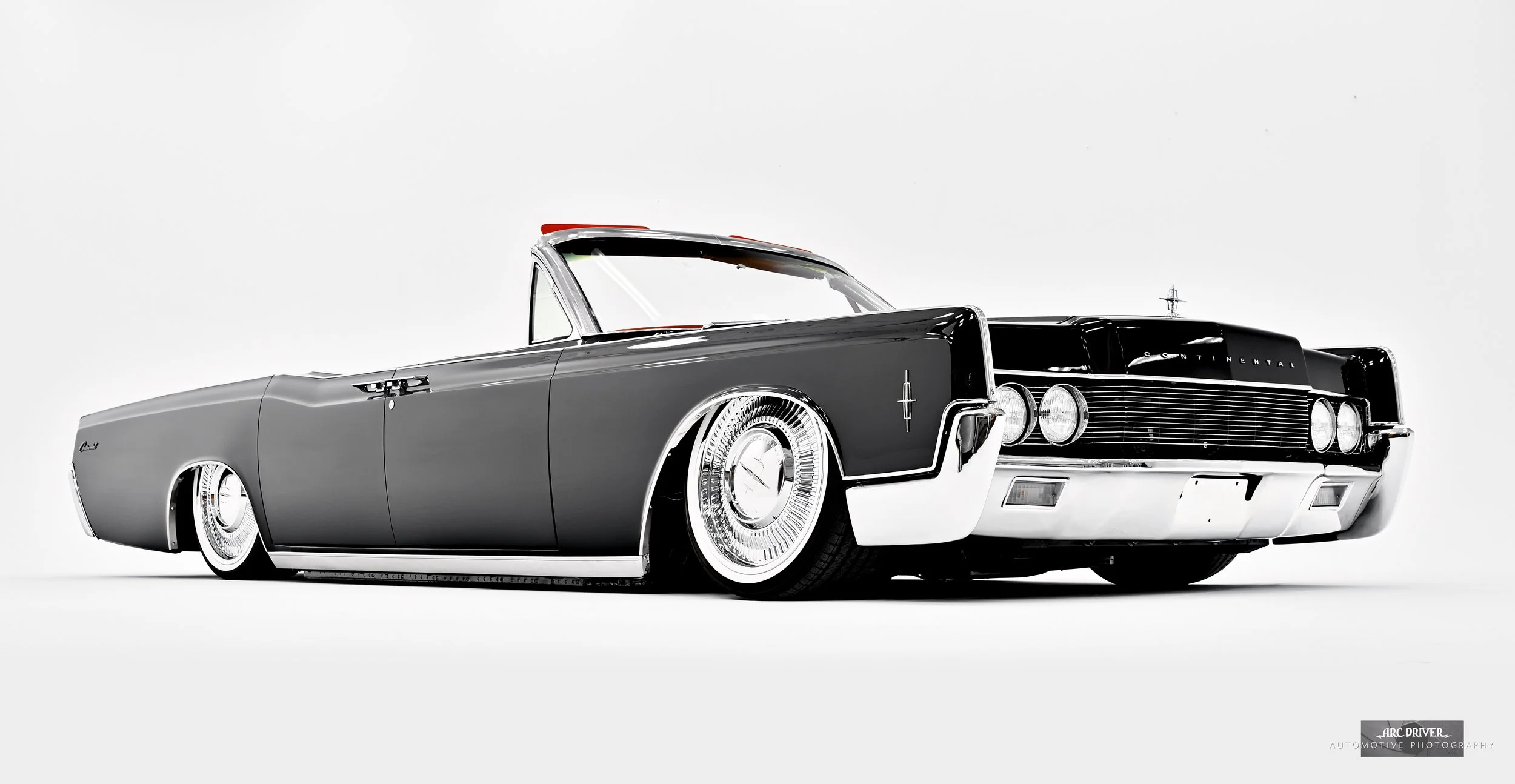 1968 Lincoln Continental Restomod by Arc Driver Photography front 3:4.jpg