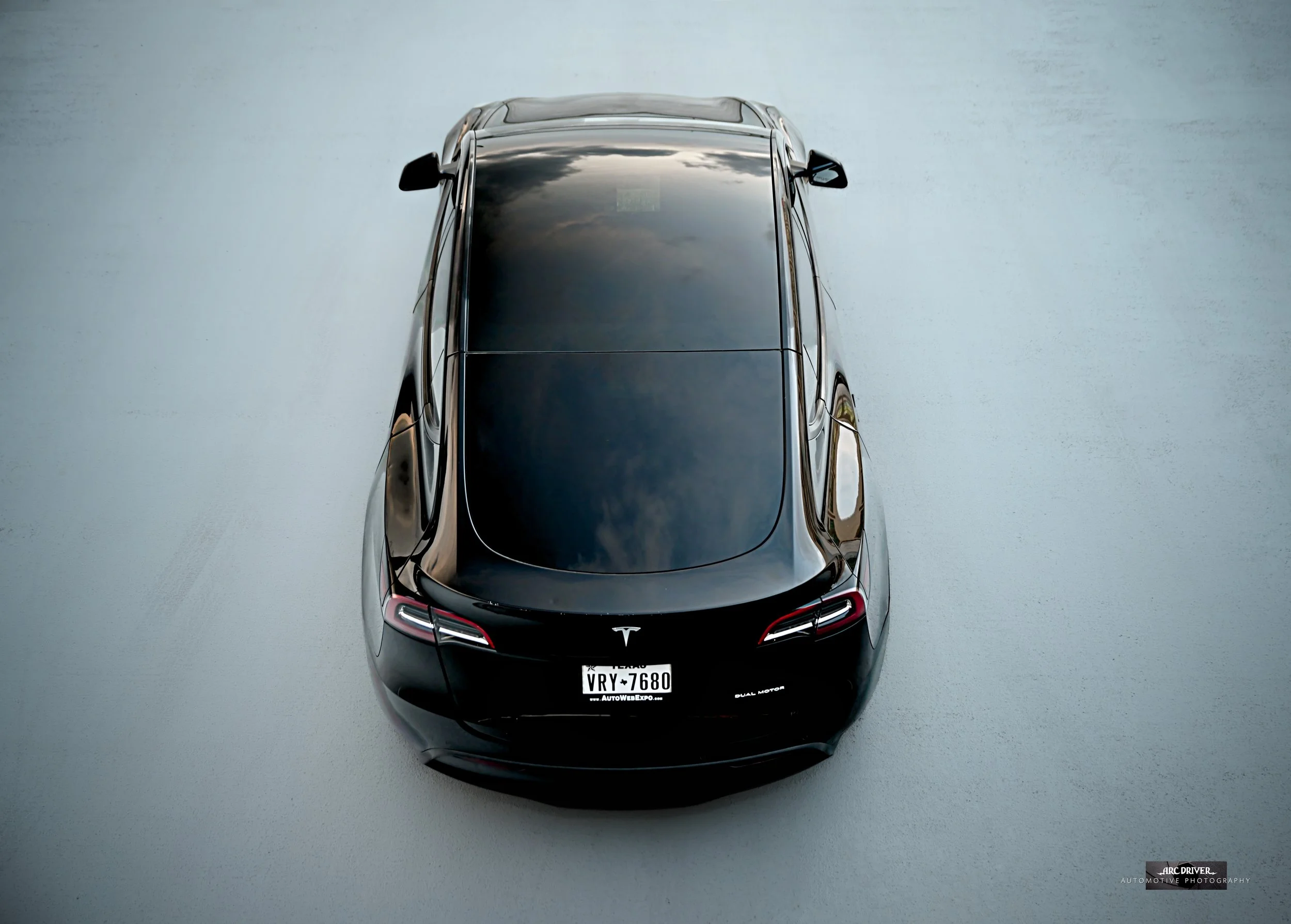 Even every day cars like the Tesla Model 3 deserve artistic photos. By Arc Driver Photography