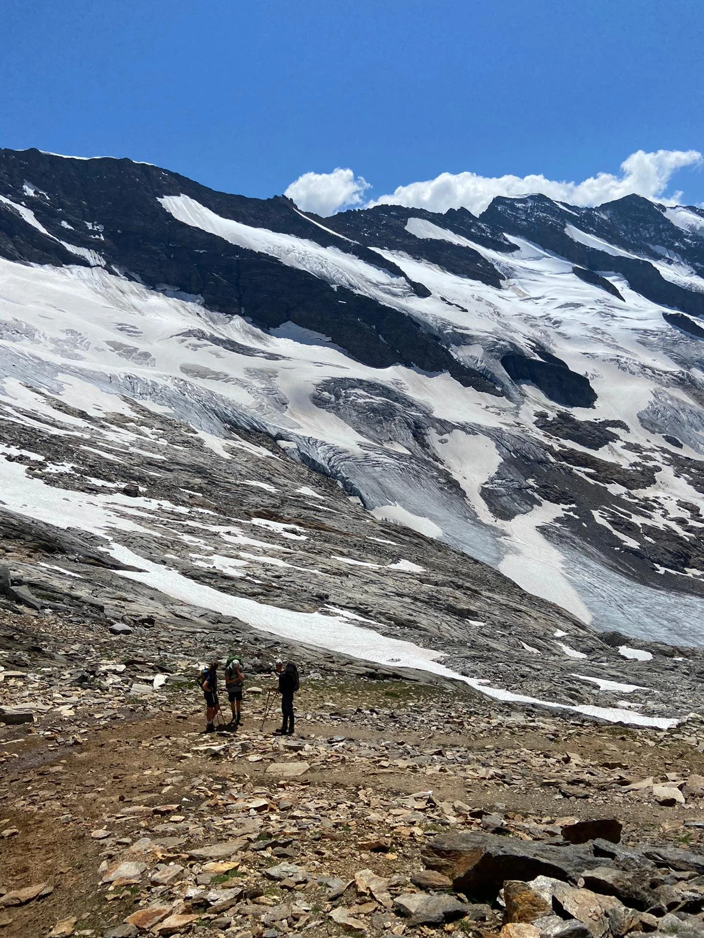 Gross Venediger with hikers