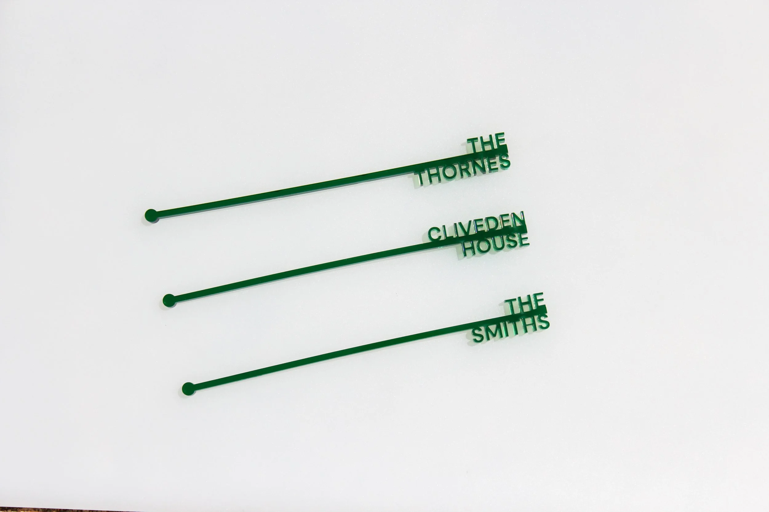 PERSONALIZED DRINK STIR STICKS
