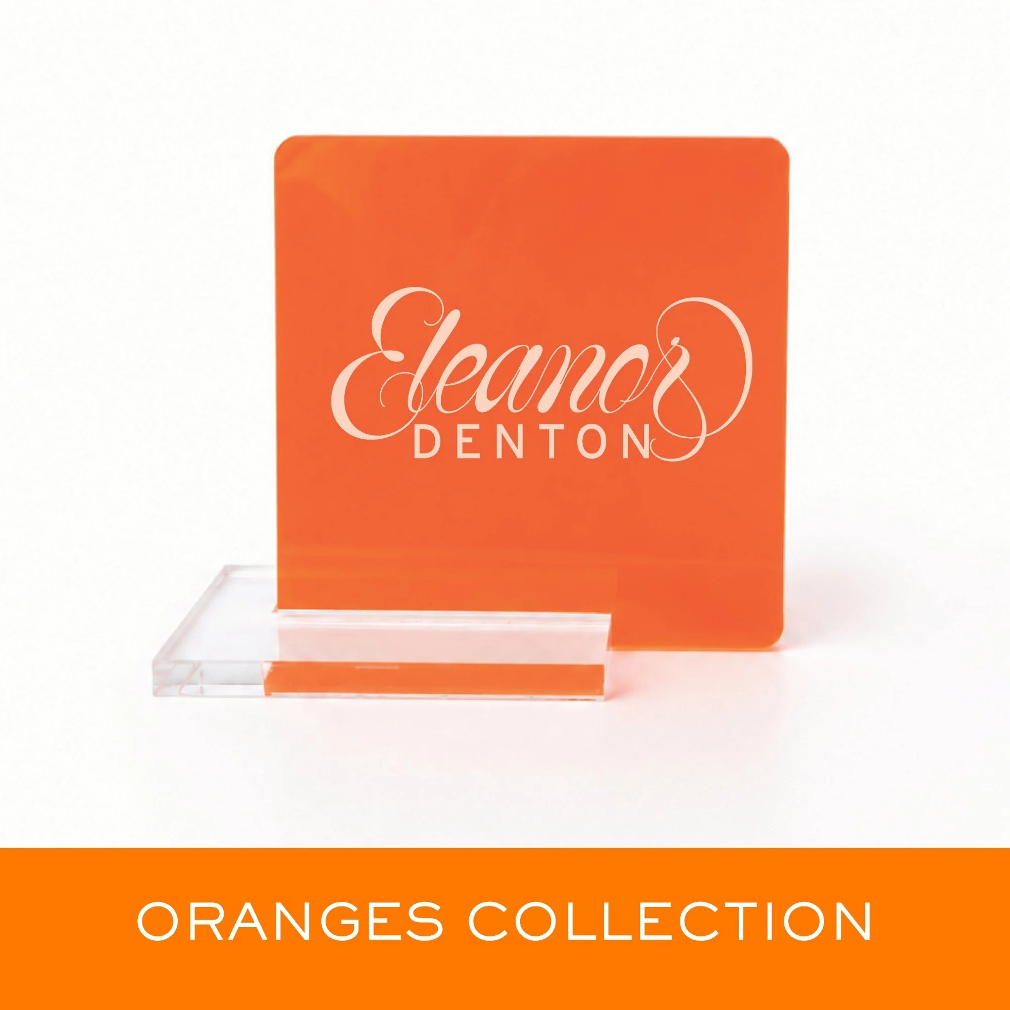 ORANGE PLACE CARDS