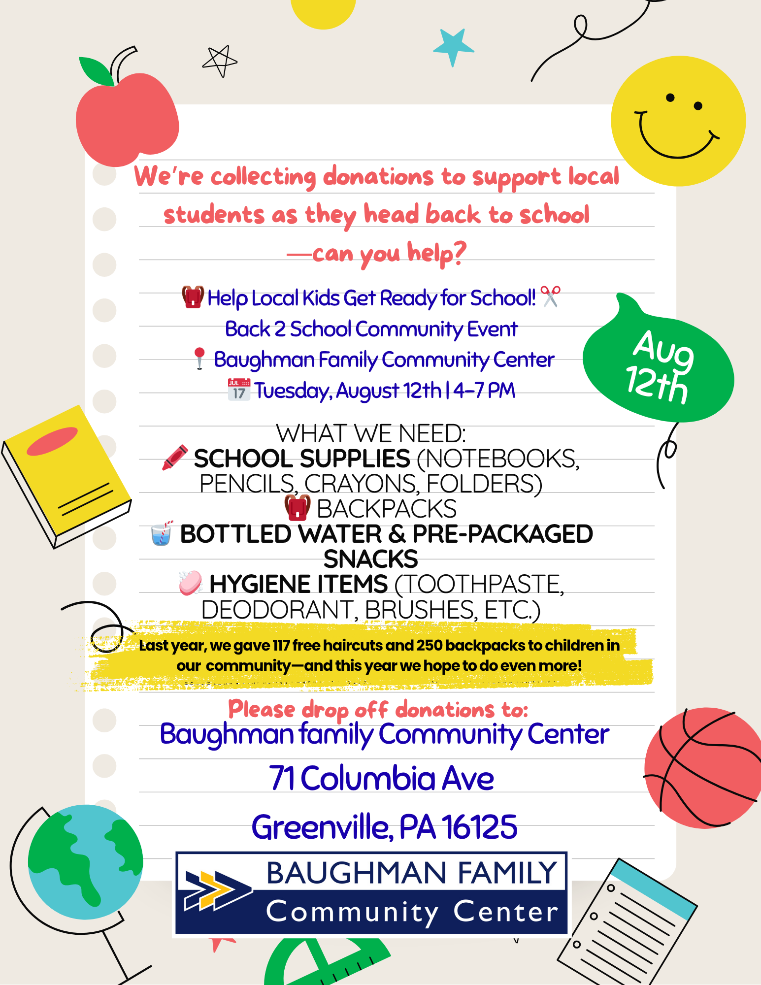 Back 2 School Community Event