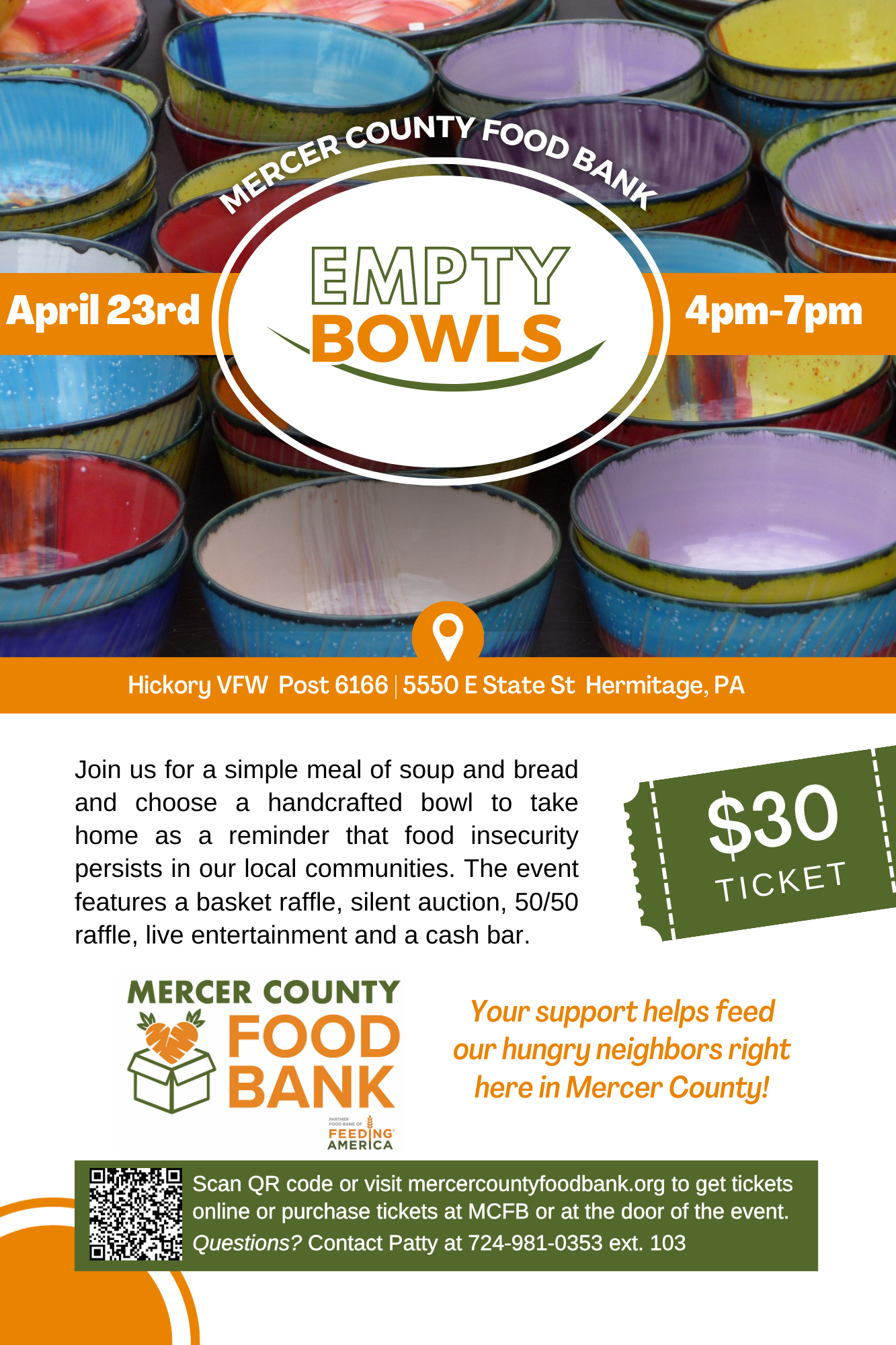 Empty Bowls Fundraiser