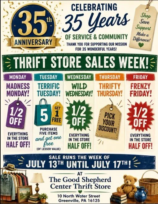 Thrift Store Sales Week