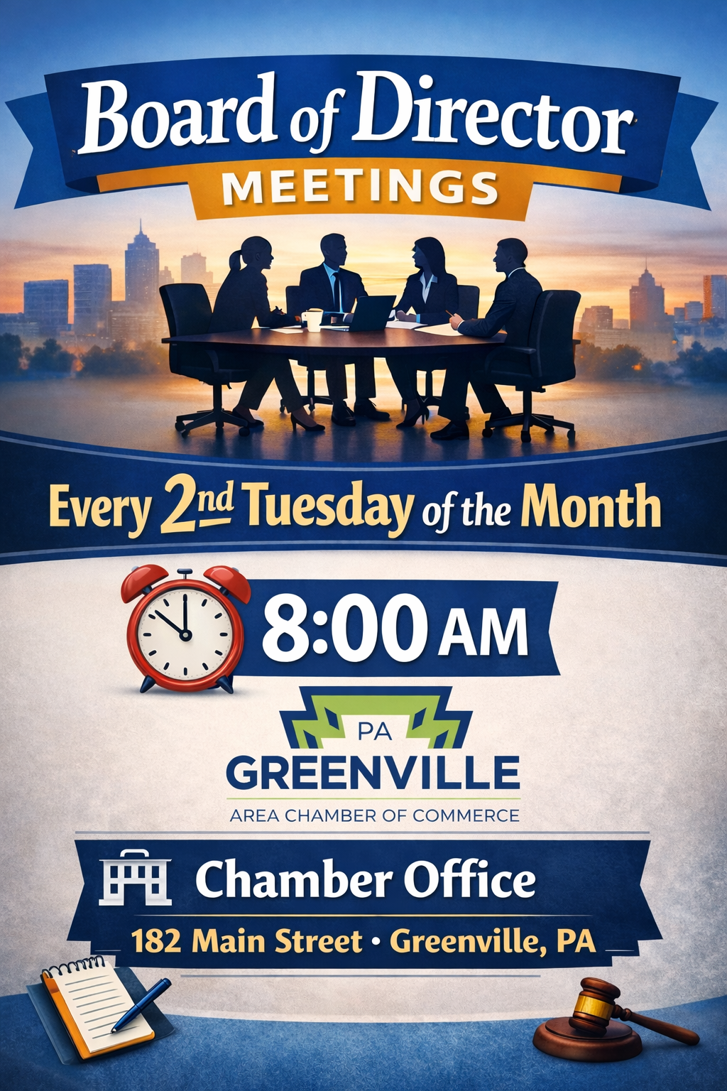 GACC Board of Directors Monthly Meeting