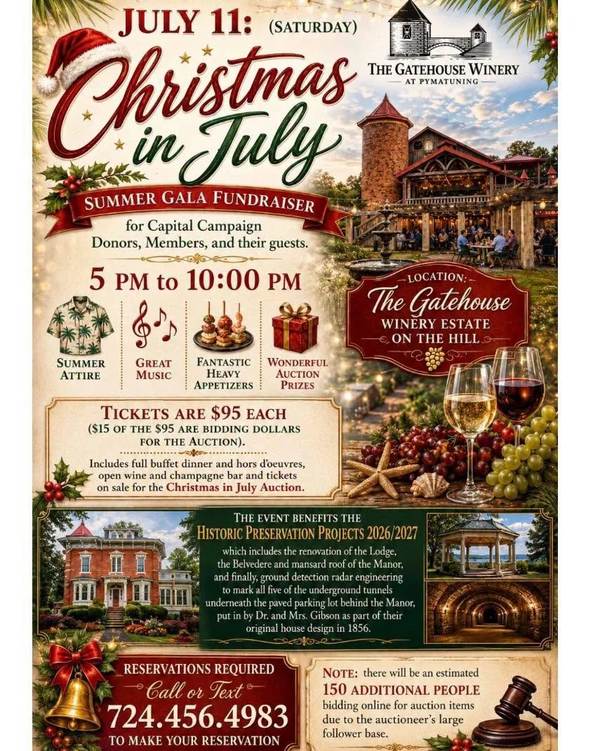 Christmas in July-Gibson House