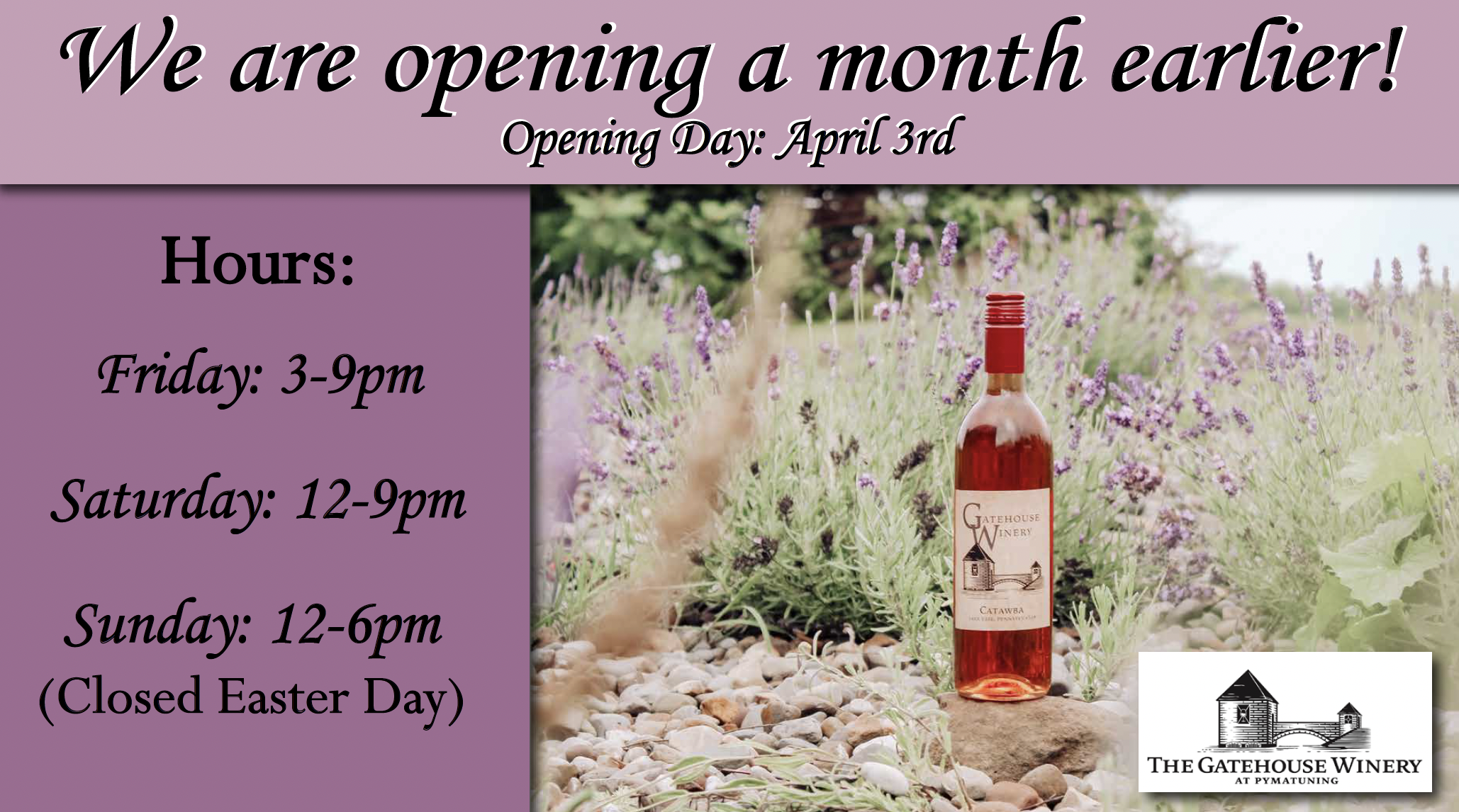 Gatehouse Opening Day