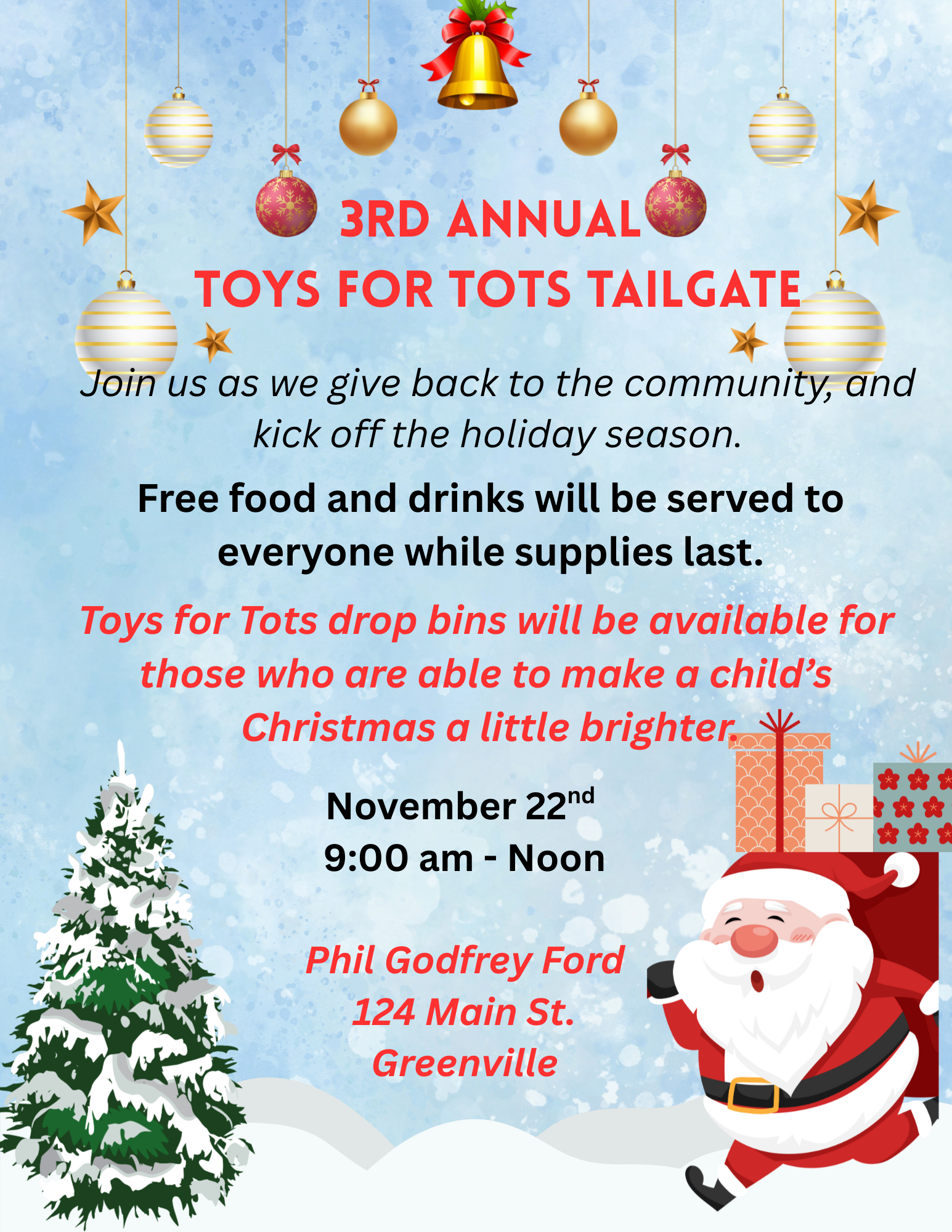 Toys for Tots Tailgate